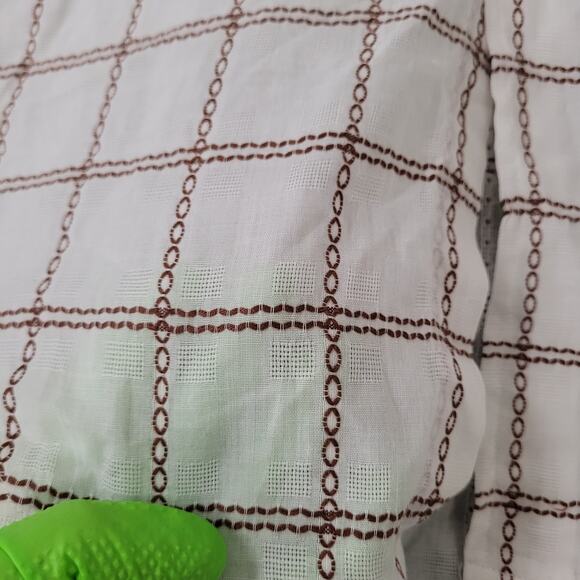 Vintage 80s Hardy-Amies Button Shirt 2XL 25x34 Plaid - Picture 13 of 15